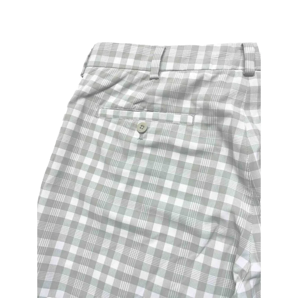 Nike Golf Shorts Dri-Fit Performance Plaid Flat Athletic Men’s Size 35